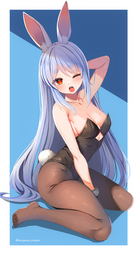 This is a pixiv picture whose title is 寝起きぺこちゃん.