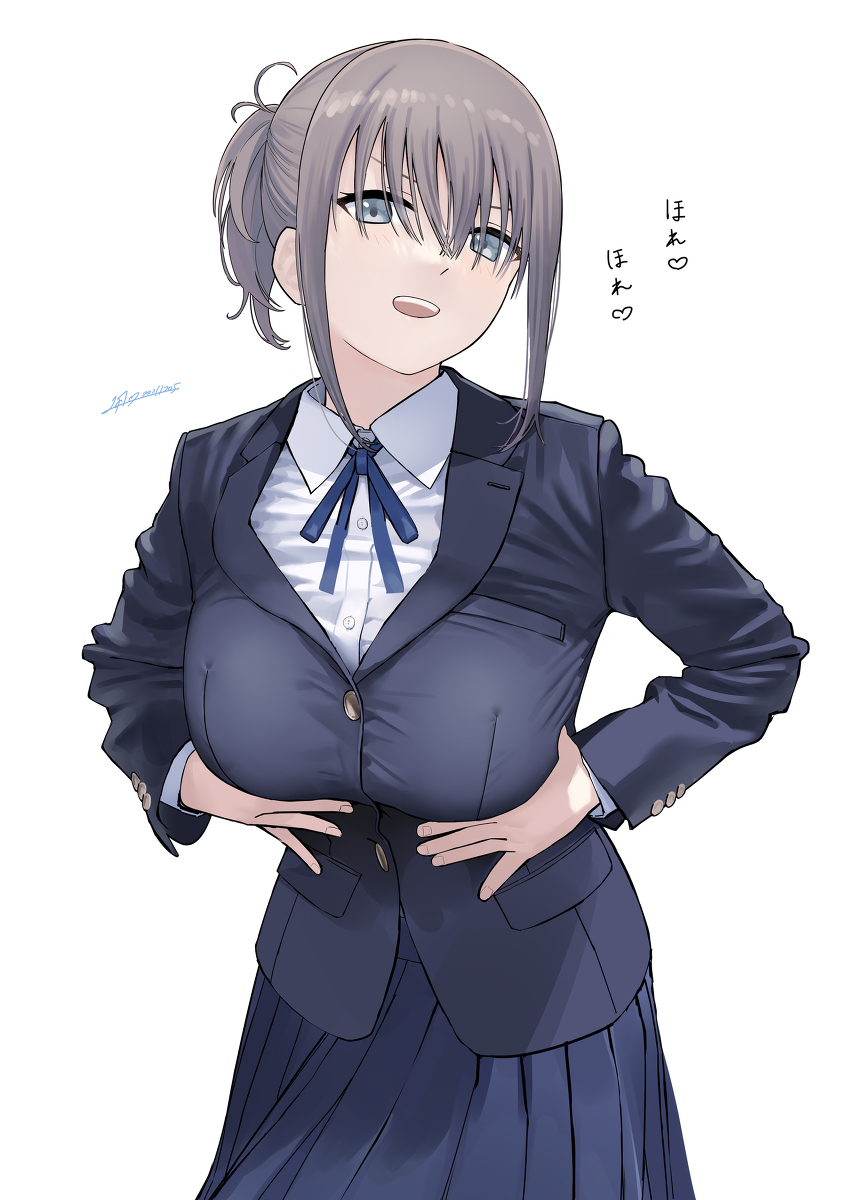 This is a pixiv picture whose title is 前髪ちゃん.