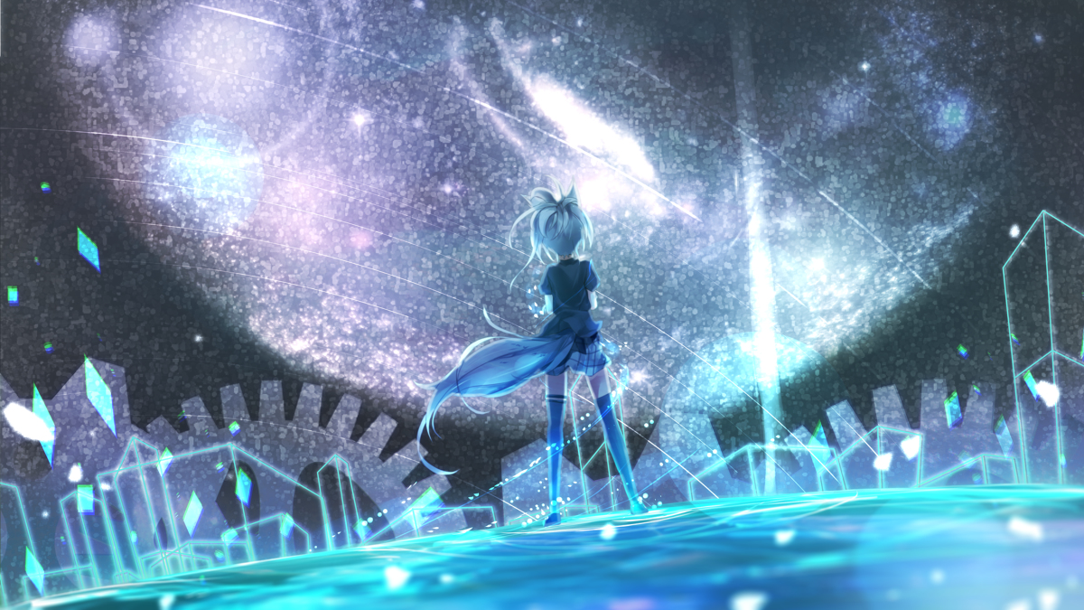 This is a pixiv picture whose title is 夜景.