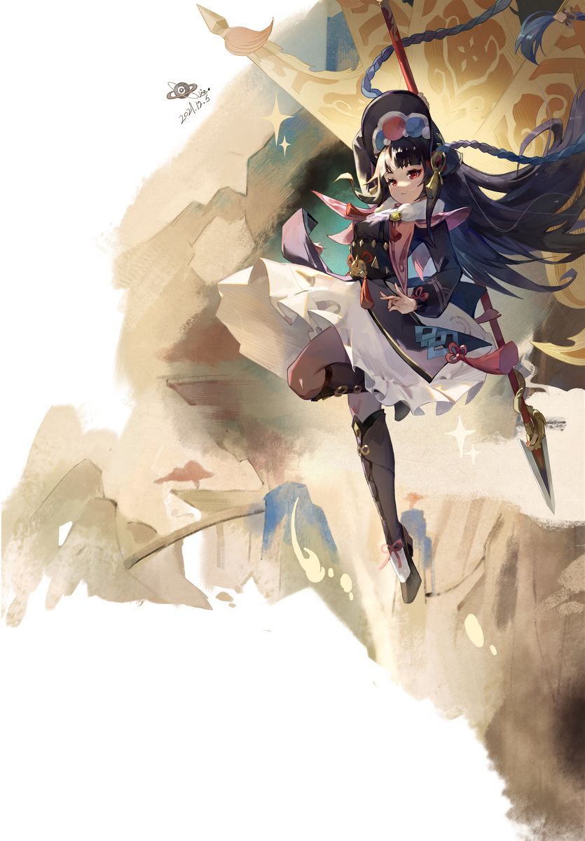 This is a pixiv picture whose title is 云堇~~.