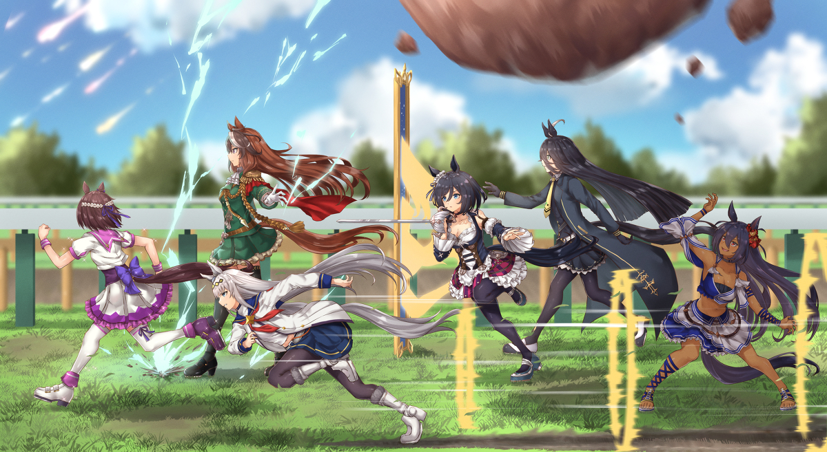 This is a pixiv picture whose title is レース４.