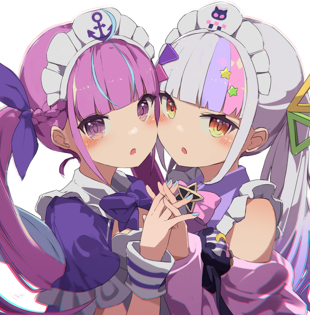 This is a pixiv picture whose title is あくシオメイド.
