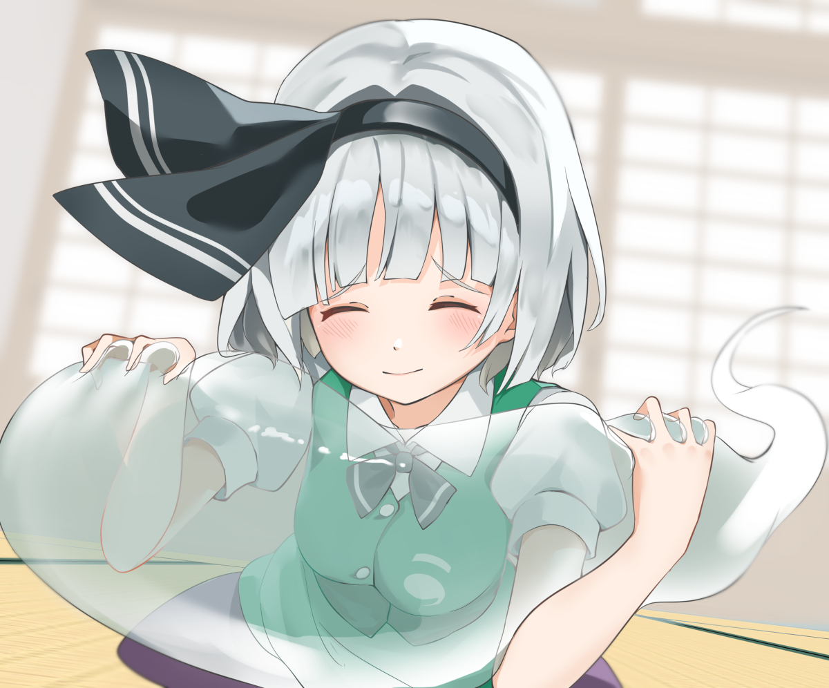 This is a pixiv picture whose title is youmu.