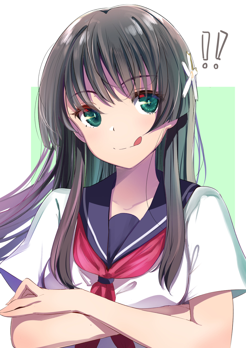 This is a pixiv picture whose title is 佐天涙子.