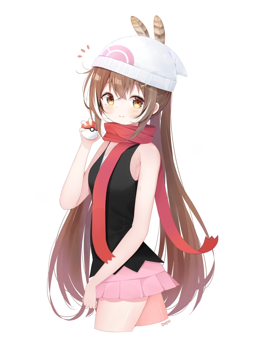 This is a pixiv picture whose title is Mumei Dawn Cosplay.