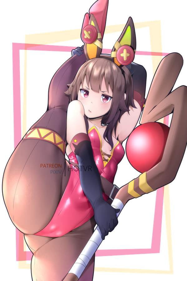 This is a pixiv picture whose title is Bunny Megumin.