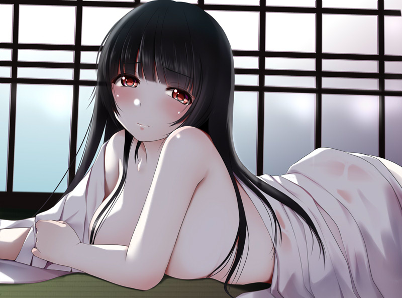This is a pixiv picture whose title is はだけえんま.