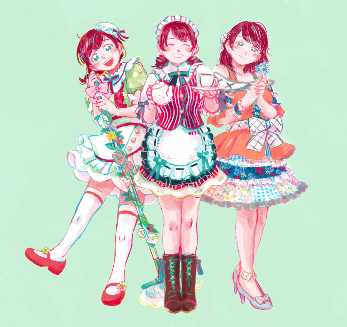 This is a pixiv picture whose title is Sweet sweetie love!.