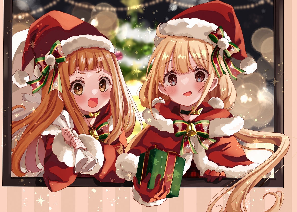 This is a pixiv picture whose title is サンタあんになちゃん.