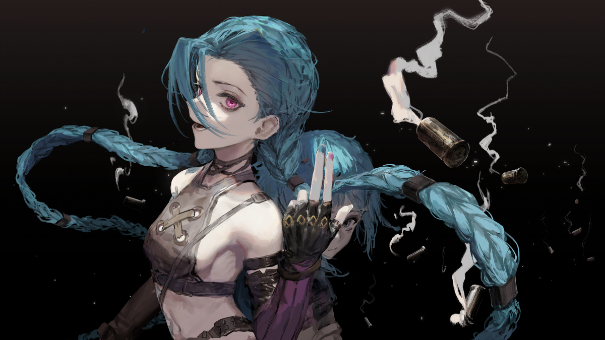 This is a pixiv picture whose title is Jinx.