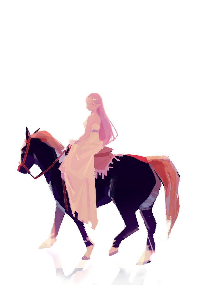 This is a pixiv picture whose title is nightmare.