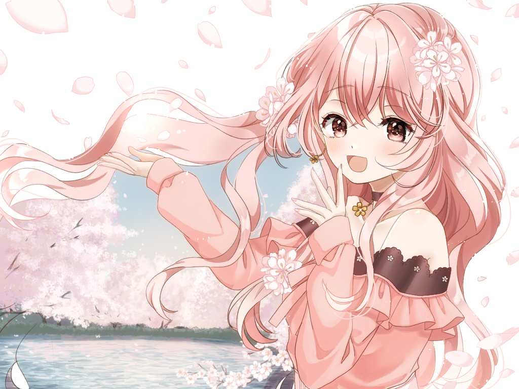 This is a pixiv picture whose title is Cherry🌸blossom.