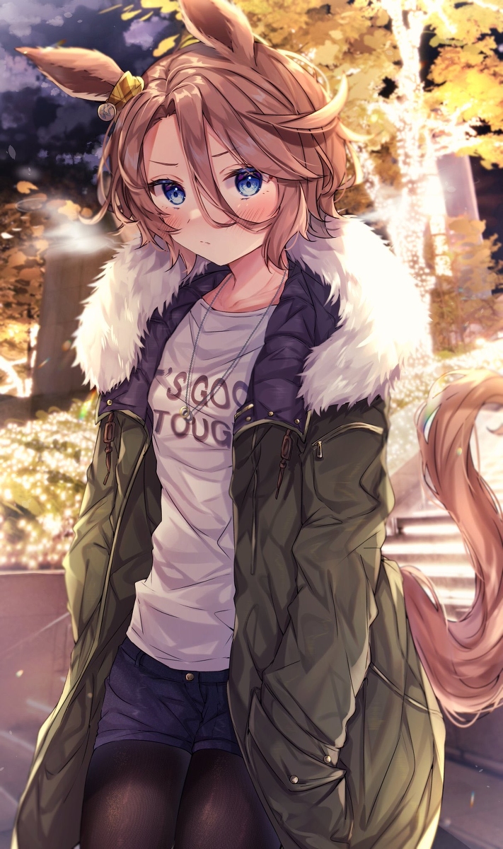 This is a pixiv picture whose title is ナリタタイシンと待ち合わせしたい.