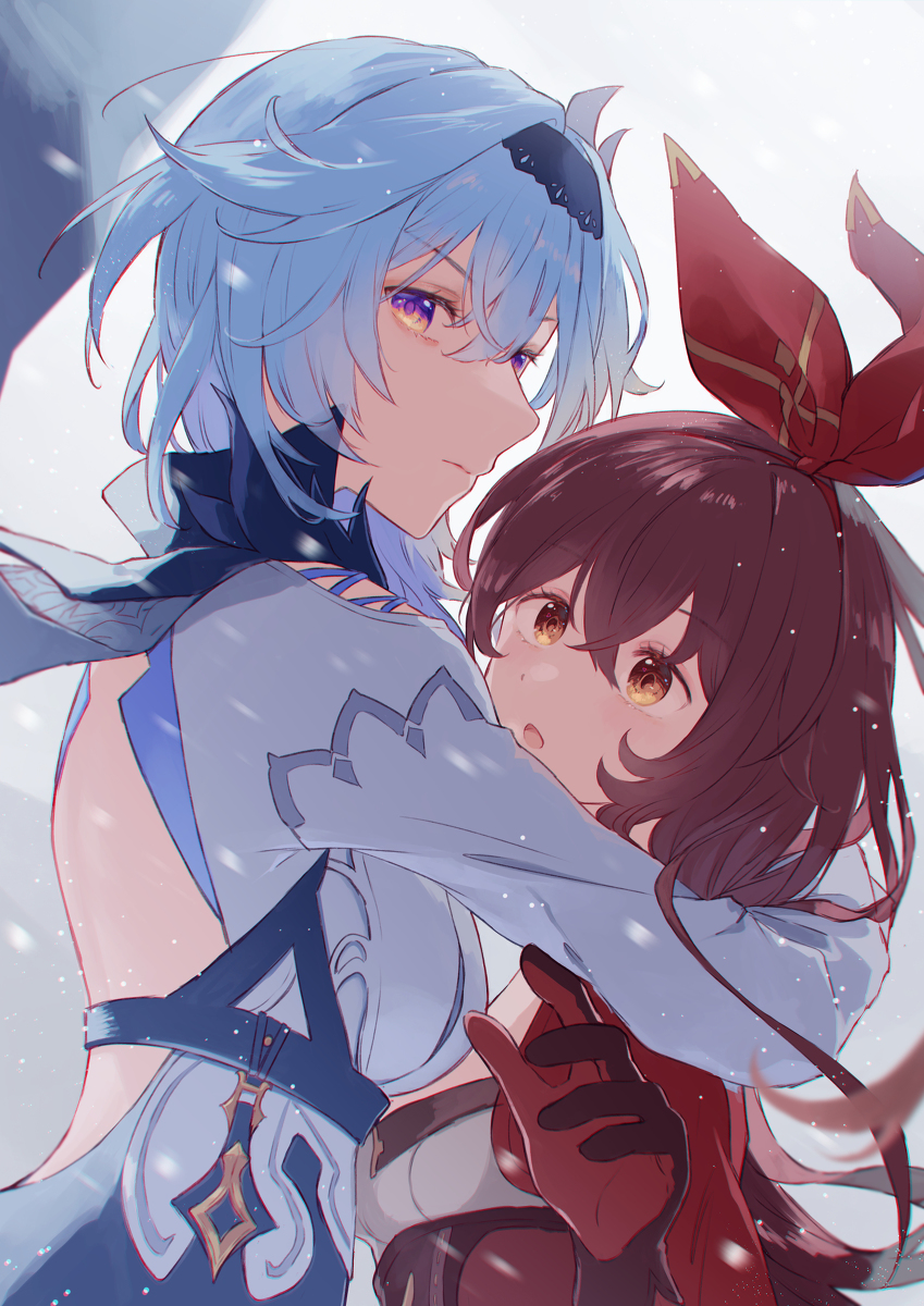 This is a pixiv picture whose title is 雪崩.