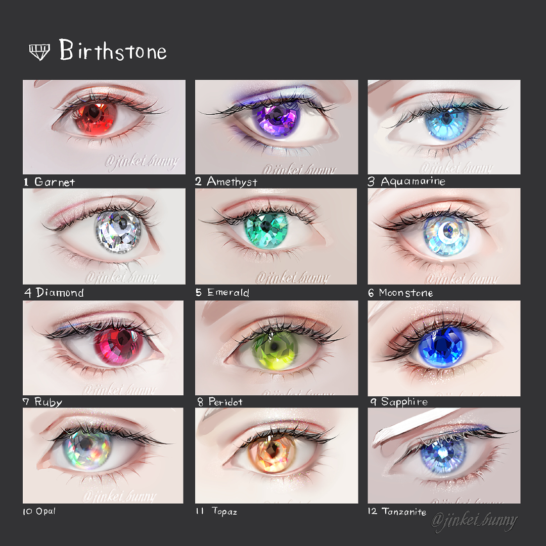 This is a pixiv picture whose title is Birthstone.