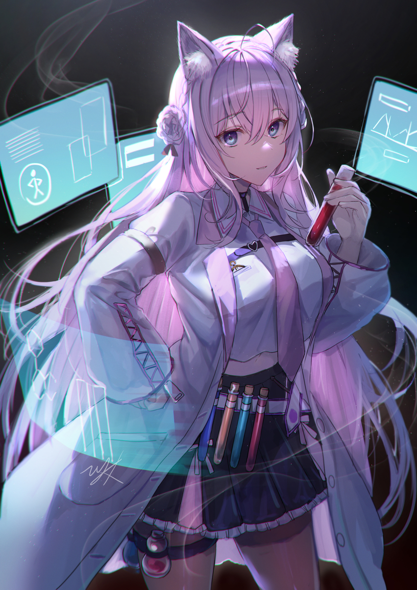 This is a pixiv picture whose title is こんこよ〜🧪.