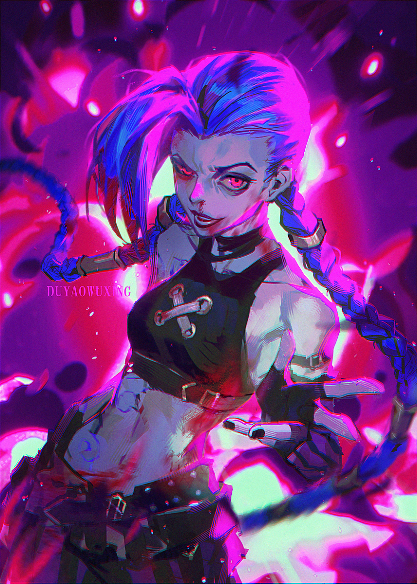 This is a pixiv picture whose title is Jinx means jinx.