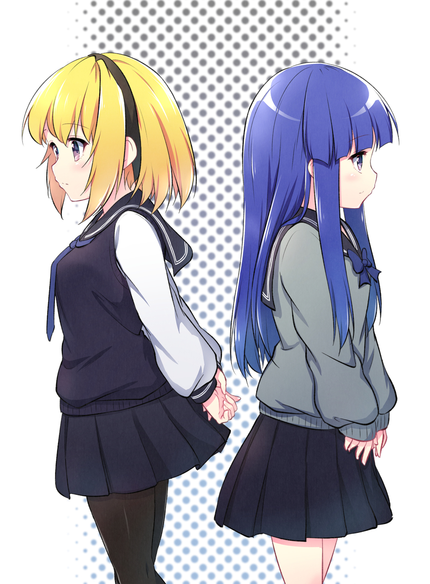 This is a pixiv picture whose title is 隔たり.