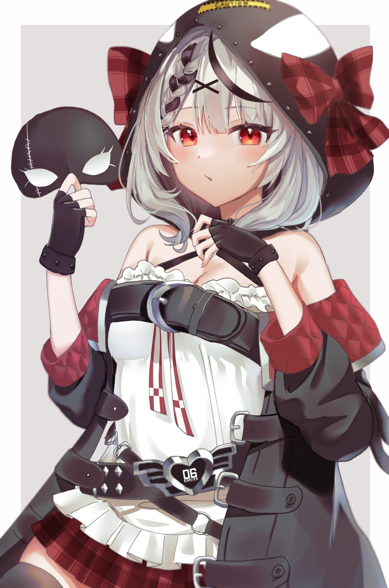 This is a pixiv picture whose title is 沙花叉クロヱ.