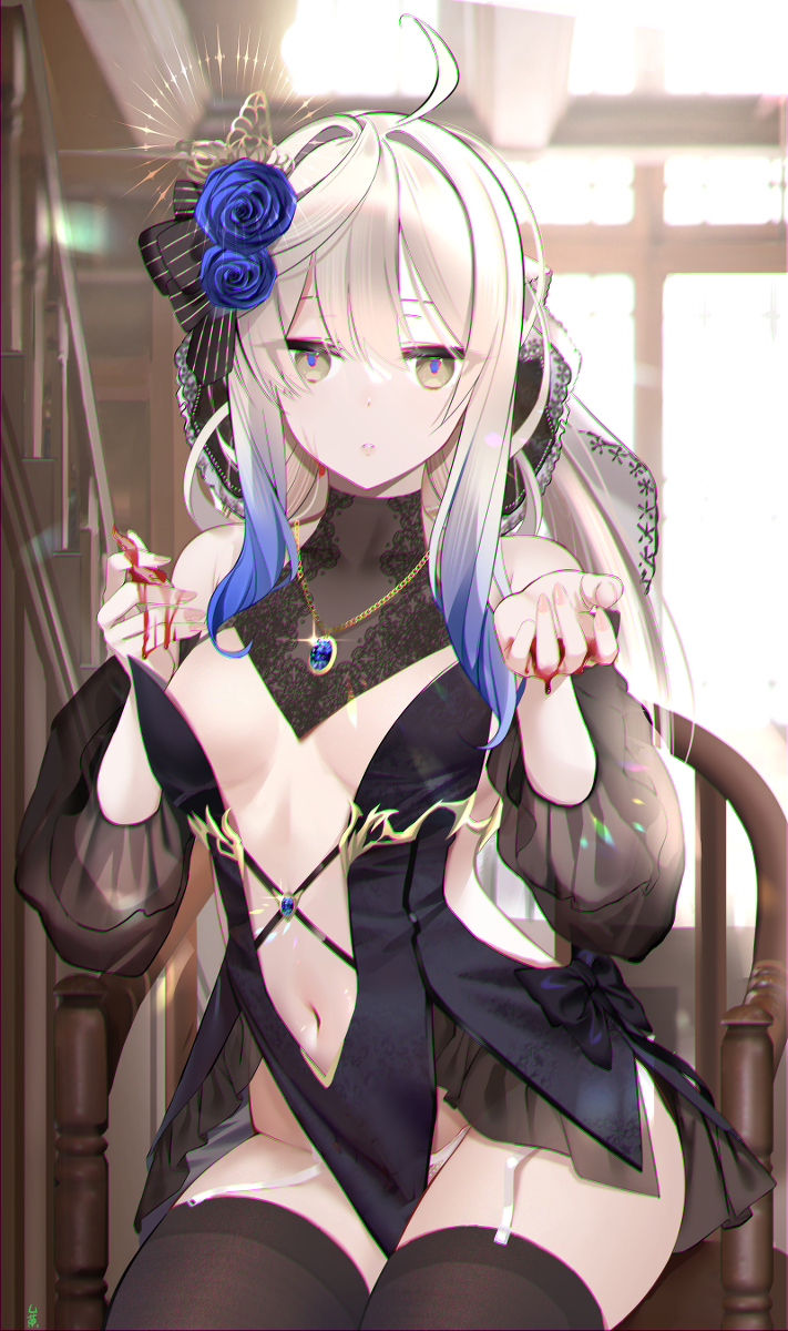 This is a pixiv picture whose title is 辻藍かねる.