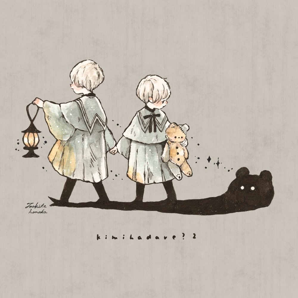 This is a pixiv picture whose title is 寄宿舎にて.