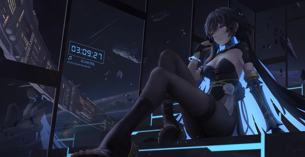 This is a pixiv picture whose title is Silence.