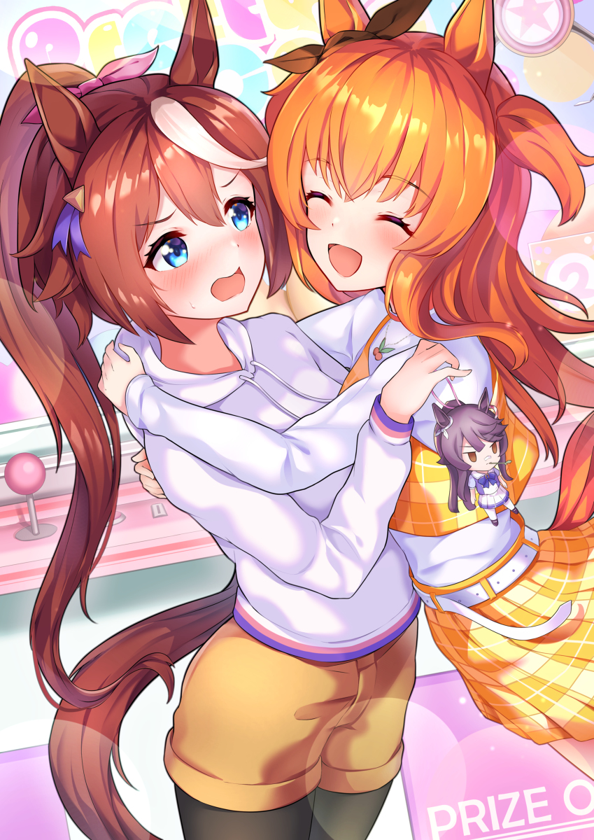 This is a pixiv picture whose title is もらっていいの？ありがとテイオーちゃん♪.