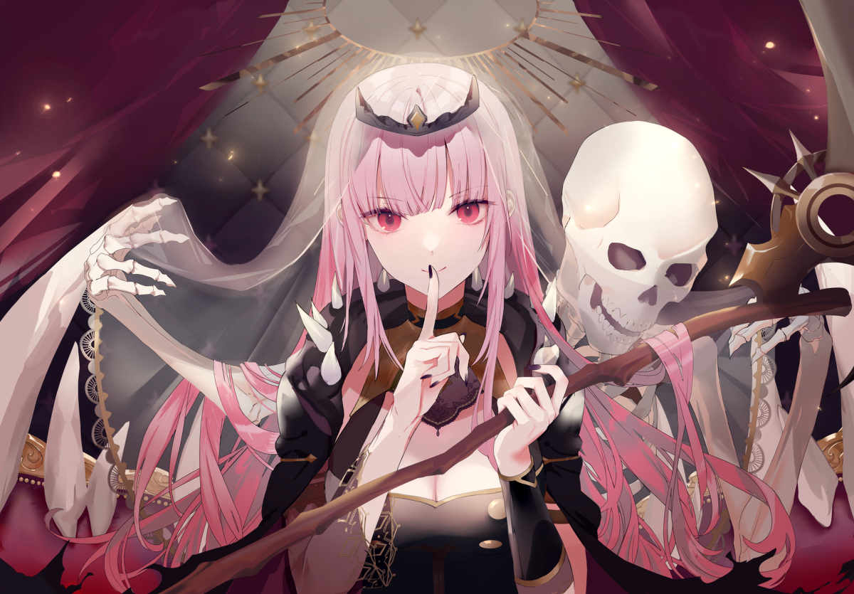 This is a pixiv picture whose title is Calliope Mori.