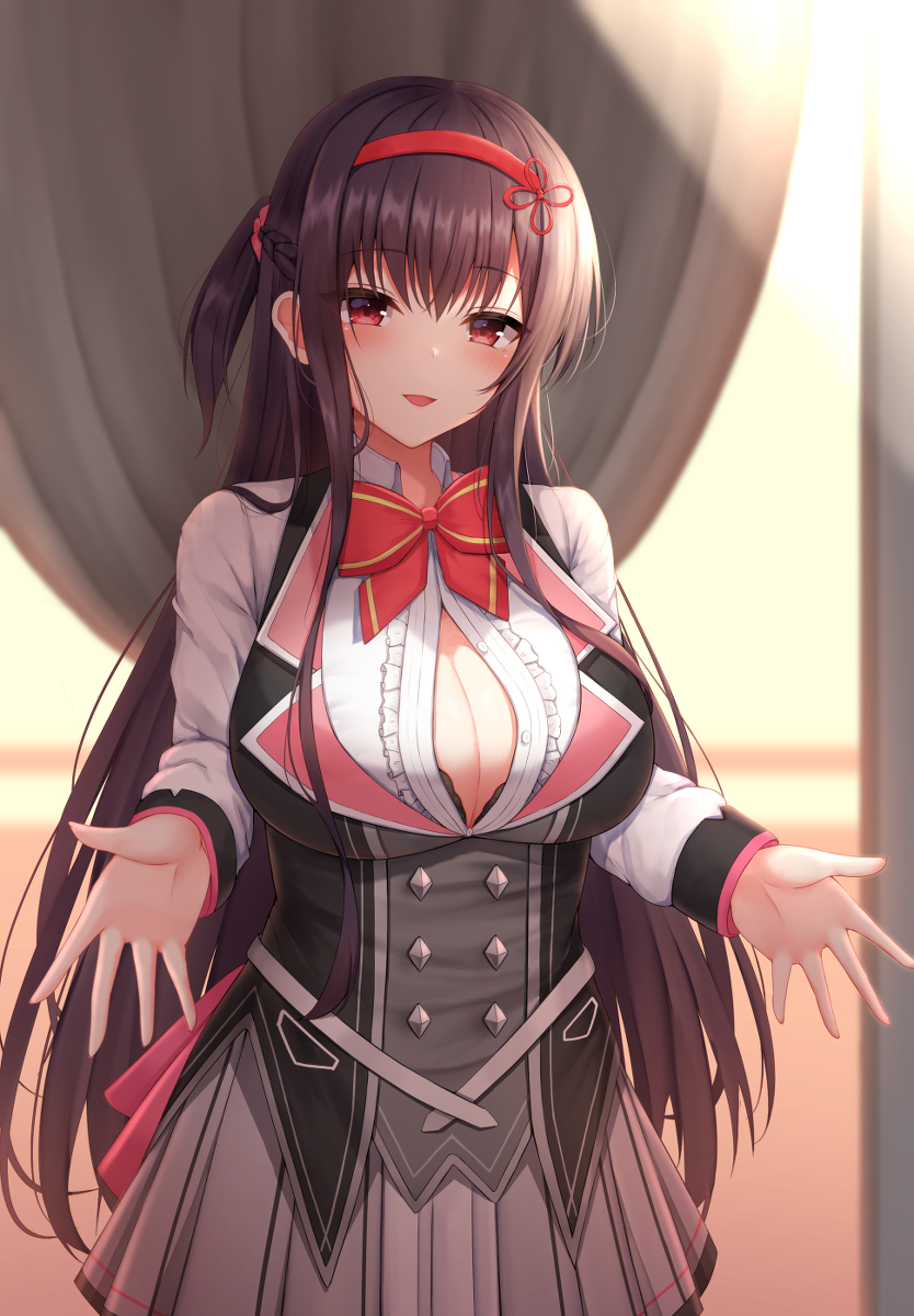 This is a pixiv picture whose title is skeb 　詩桜先輩.