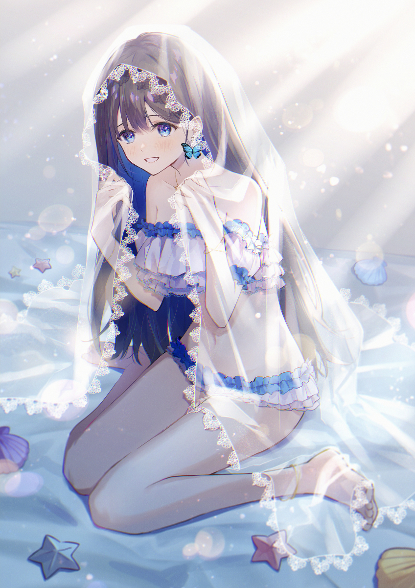 This is a pixiv picture whose title is 夏に焦がれる.