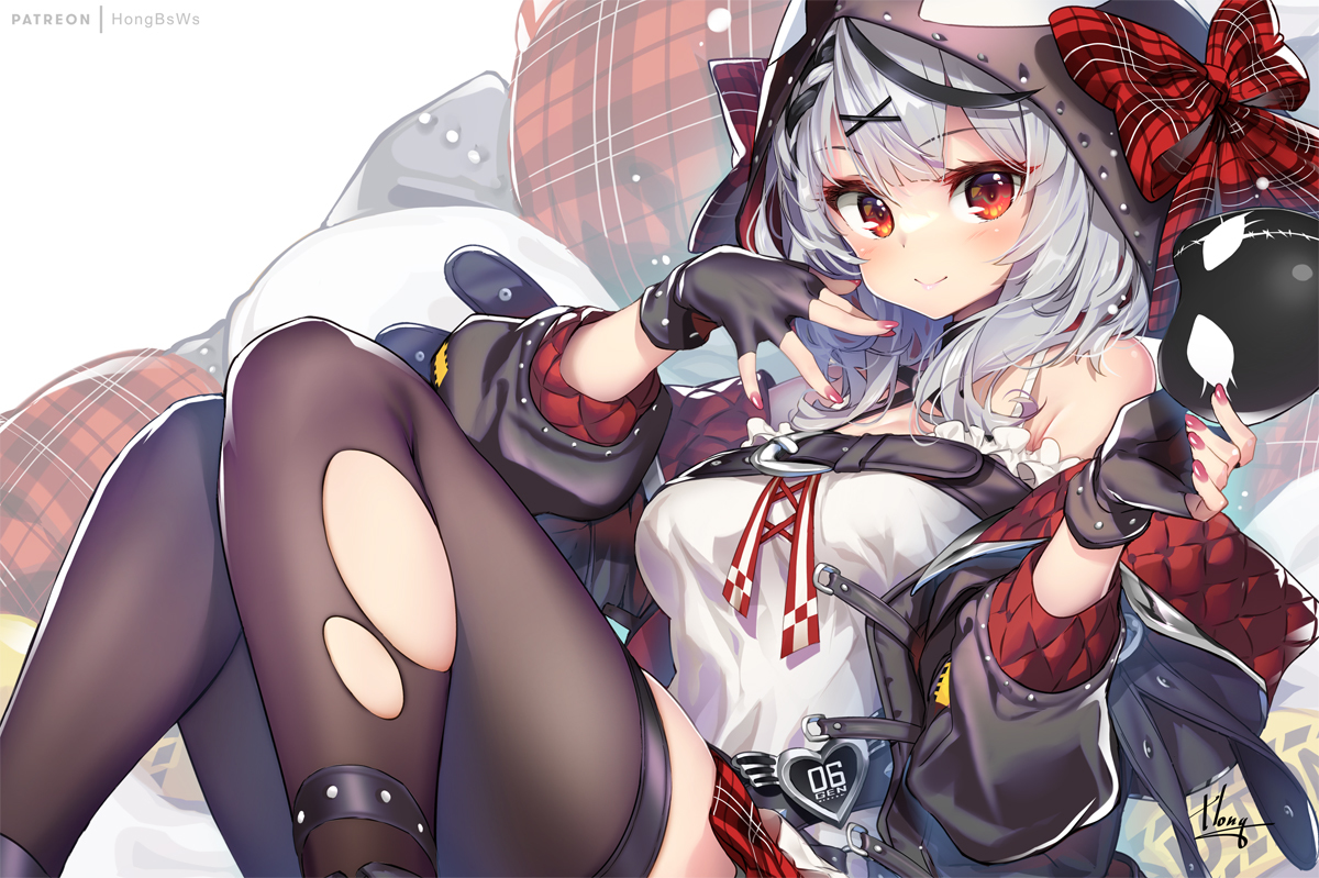 This is a pixiv picture whose title is 沙花叉クロヱ.