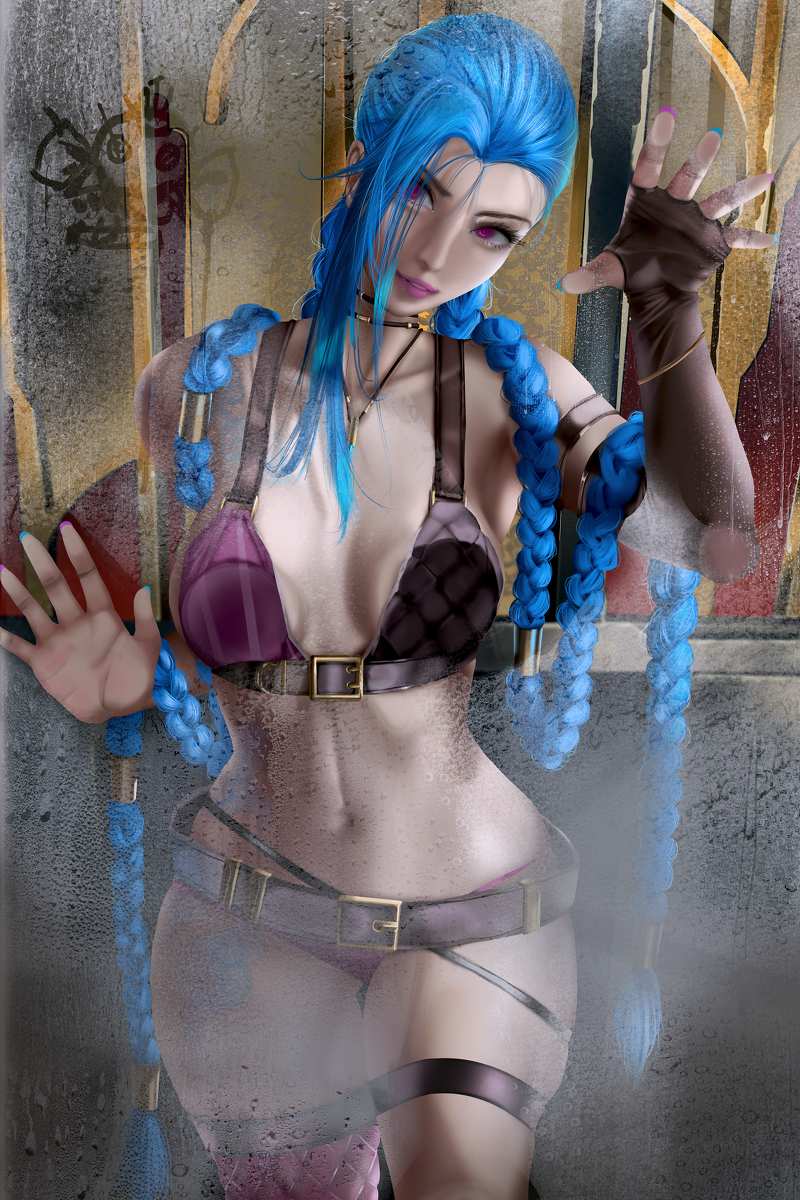 This is a pixiv picture whose title is Jinx.