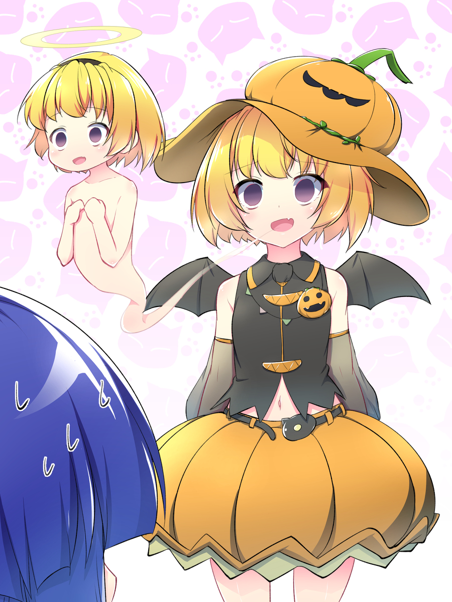 This is a pixiv picture whose title is かぼちゃ沙都子.
