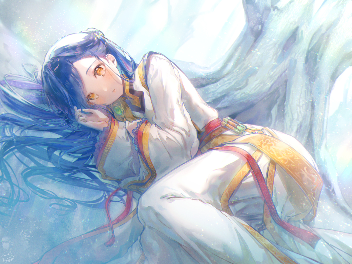 This is a pixiv picture whose title is 📚.