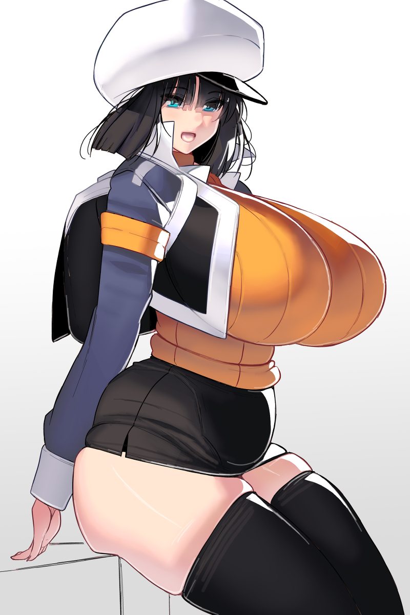 This is a pixiv picture whose title is 太ももむっちむち.