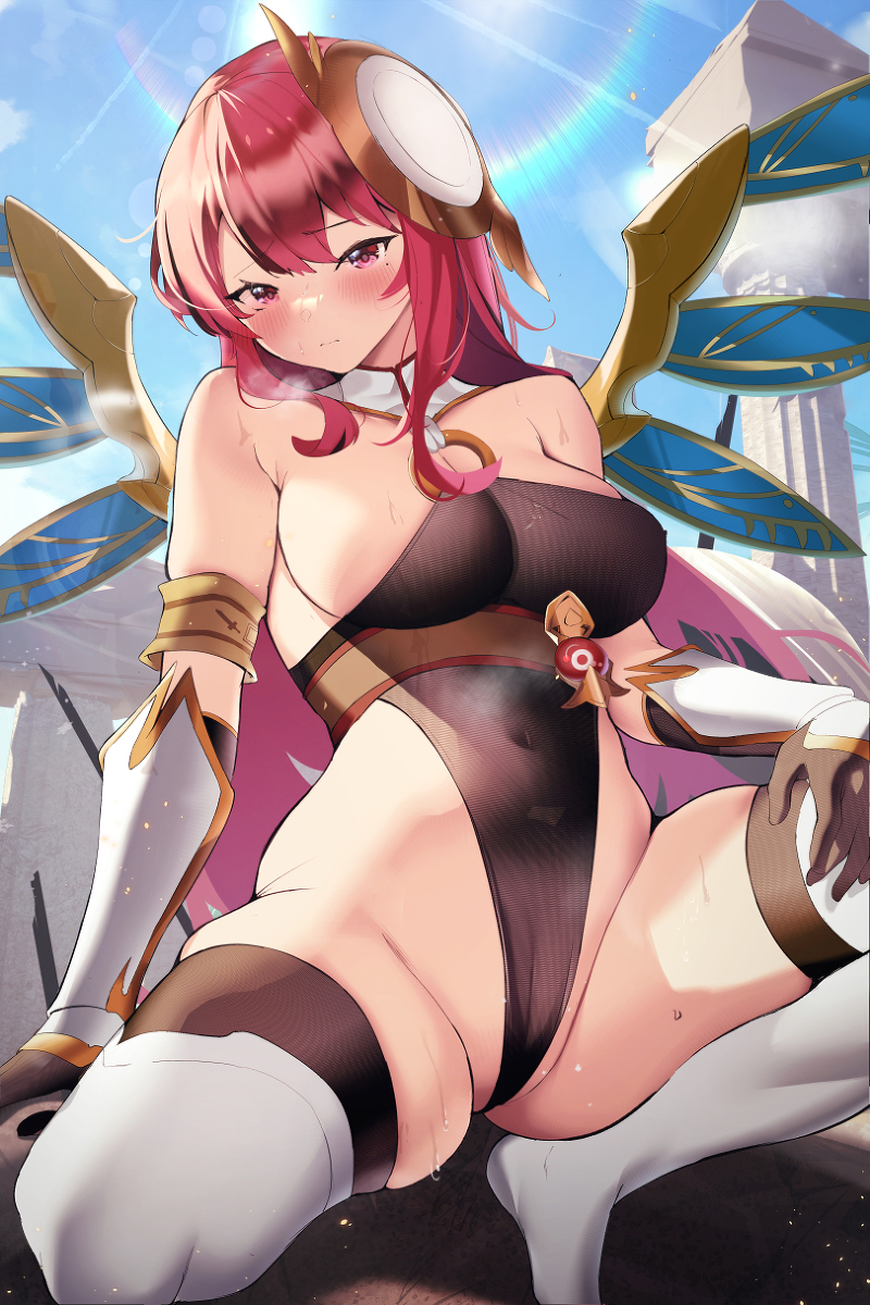 This is a pixiv picture whose title is Athena.