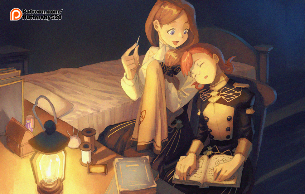 This is a pixiv picture whose title is Good Night.