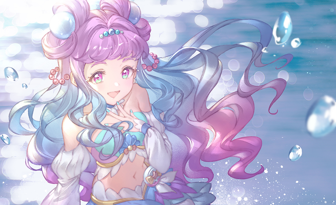 This is a pixiv picture whose title is キュアラメール.