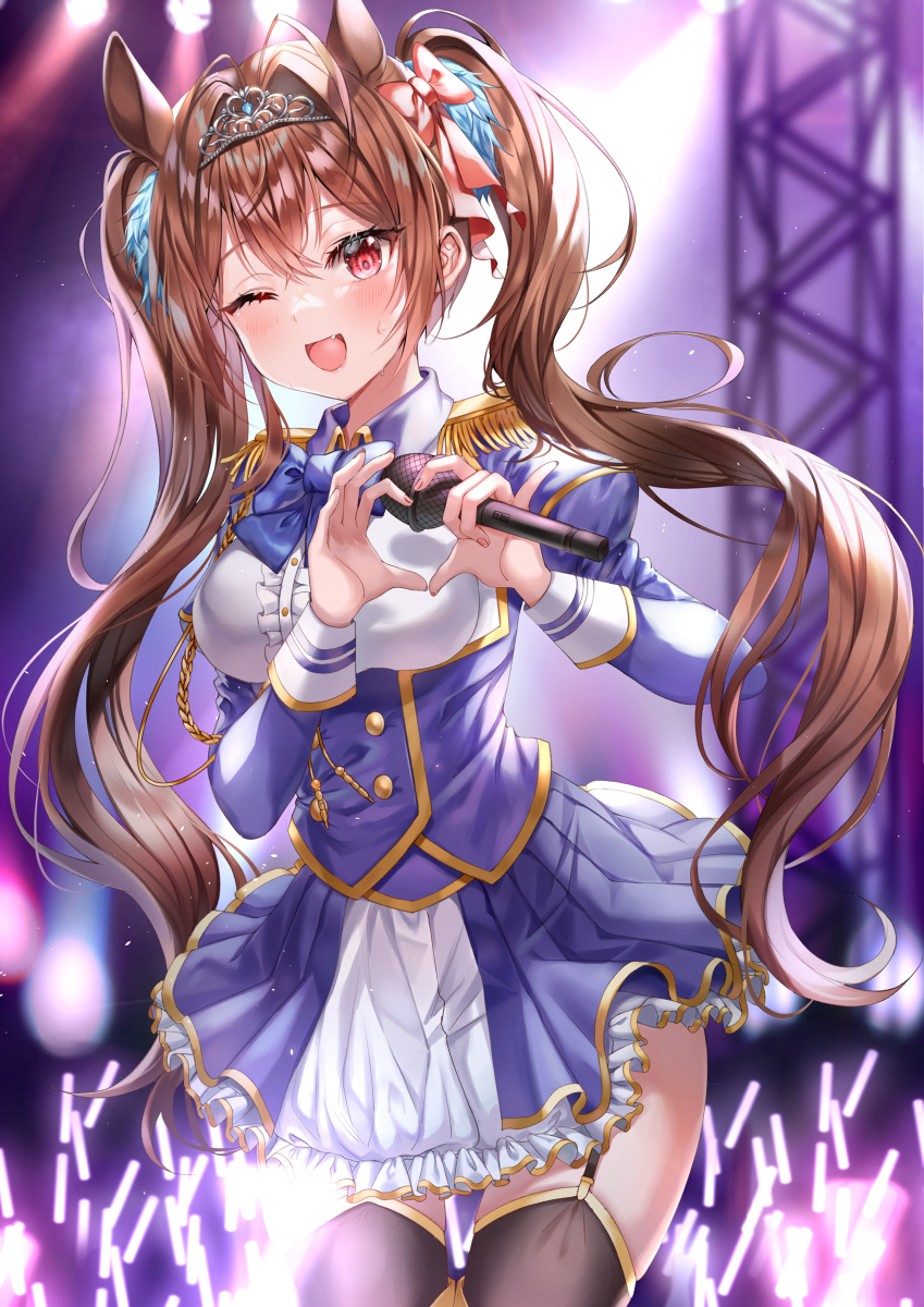 This is a pixiv picture whose title is ダイワスカーレット.