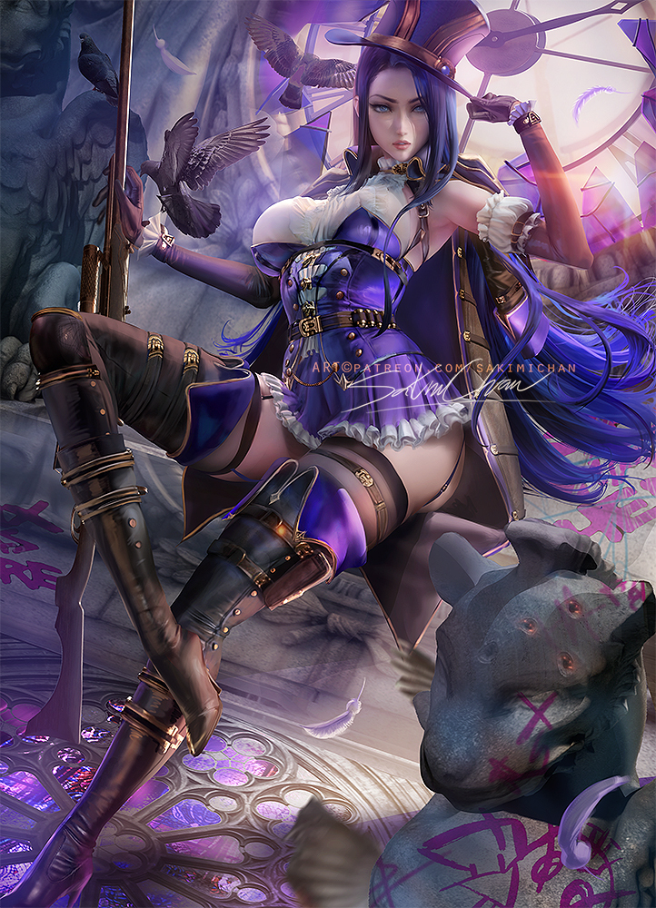 This is a pixiv picture whose title is ケイトリン Caitlyn 凯特琳.