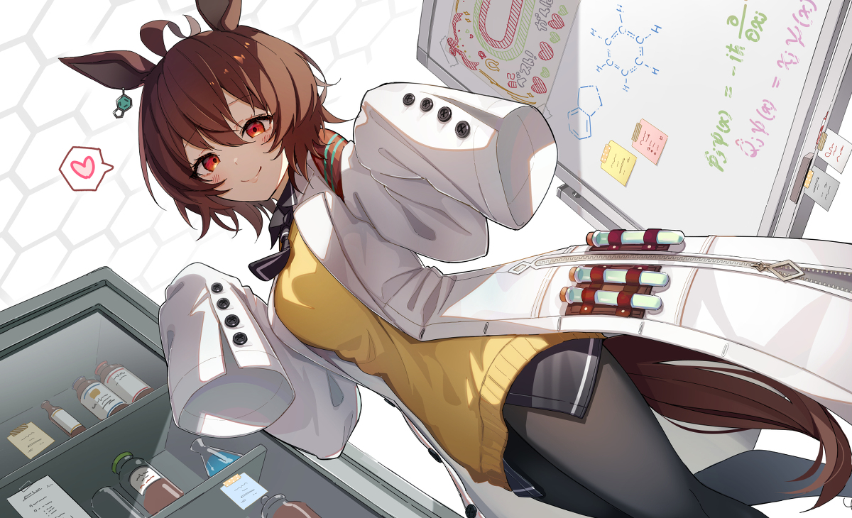 This is a pixiv picture whose title is アグネスタキオン.
