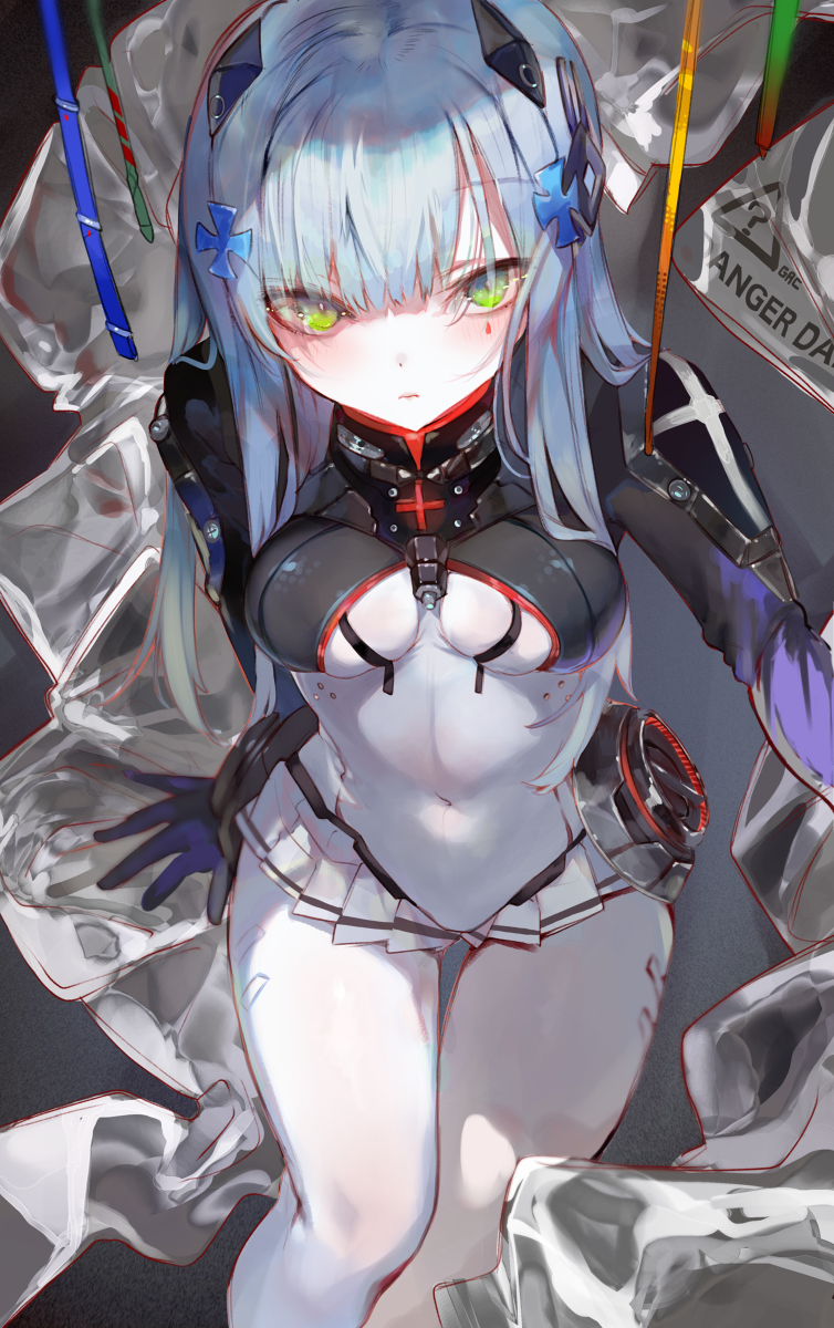 This is a pixiv picture whose title is HK416.