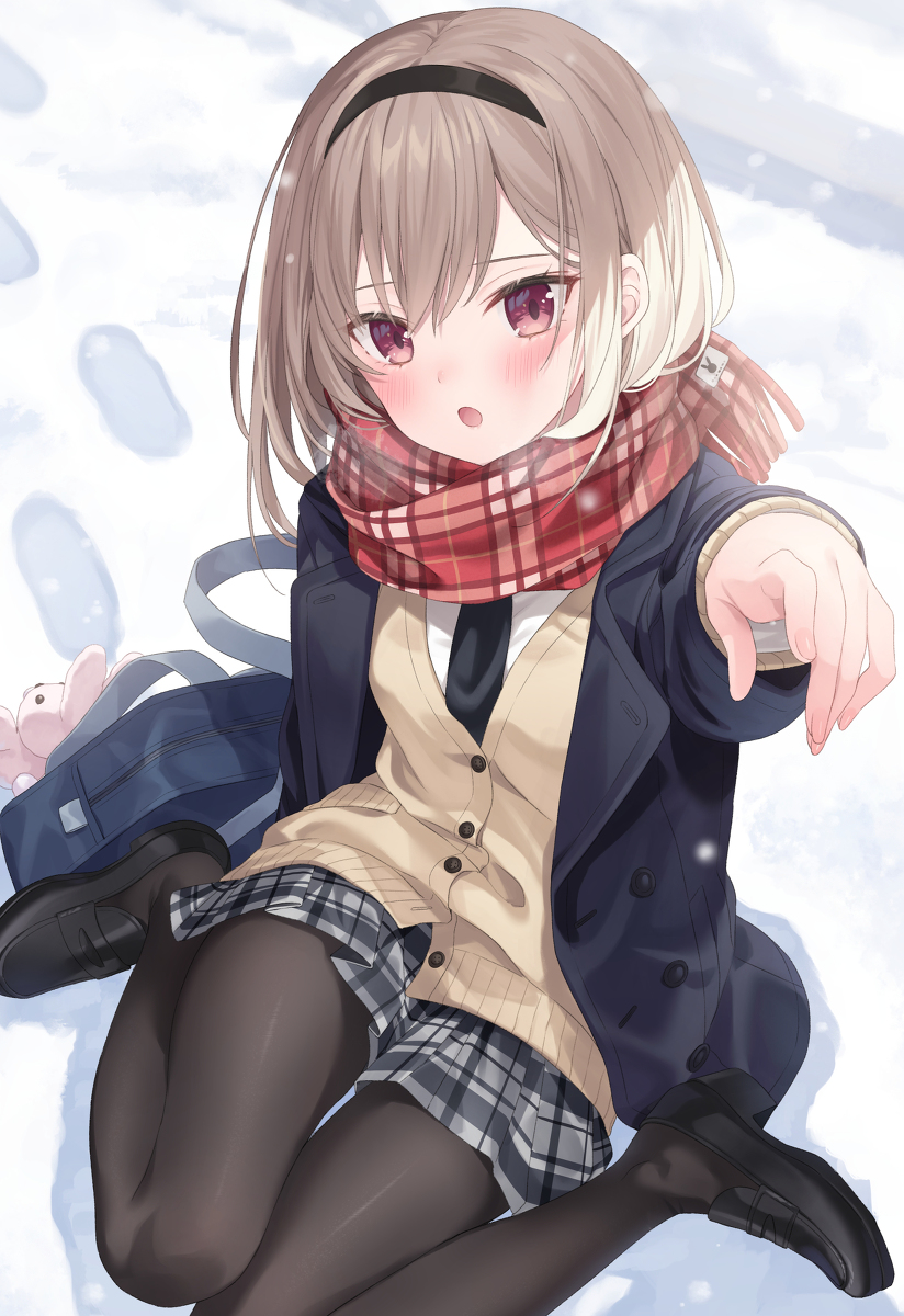 This is a pixiv picture whose title is 手、かして....