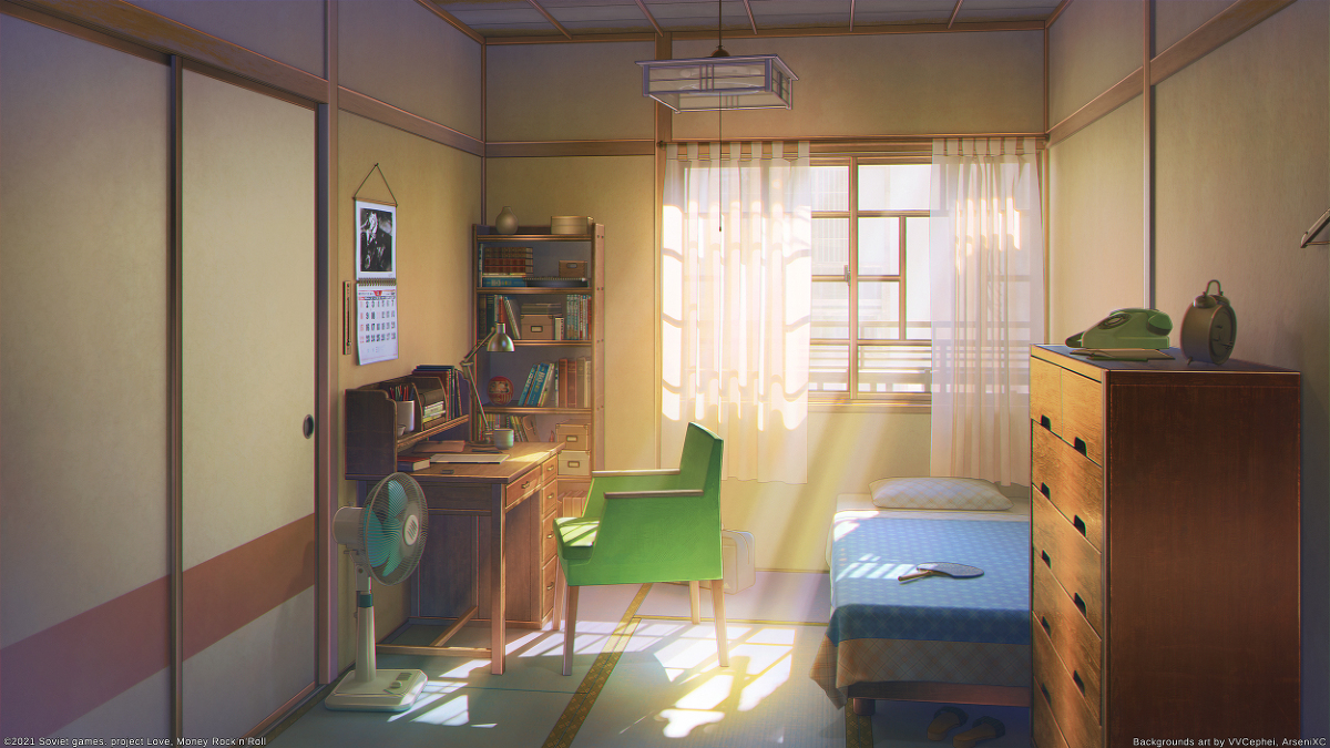 This is a pixiv picture whose title is 部屋.