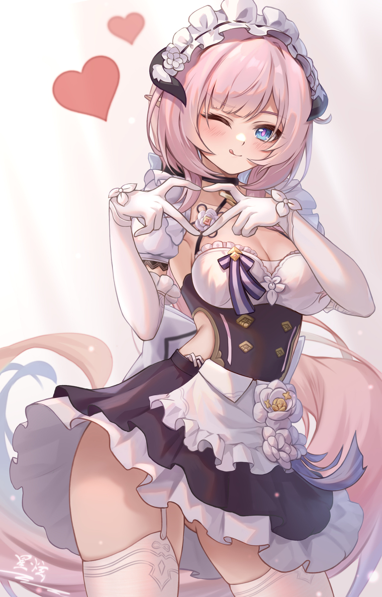 This is a pixiv picture whose title is 妖精女仆.