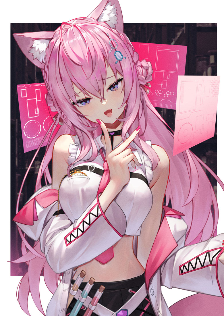 This is a pixiv picture whose title is 博衣こよりちゃん.