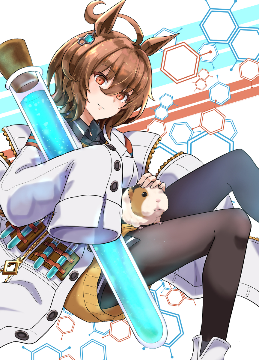 This is a pixiv picture whose title is タキオン.