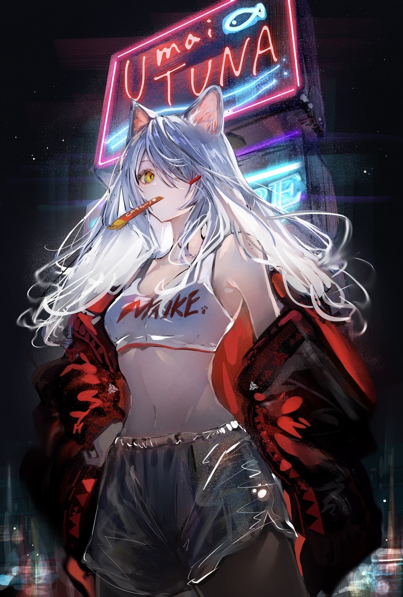 This is a pixiv picture whose title is Tuna.