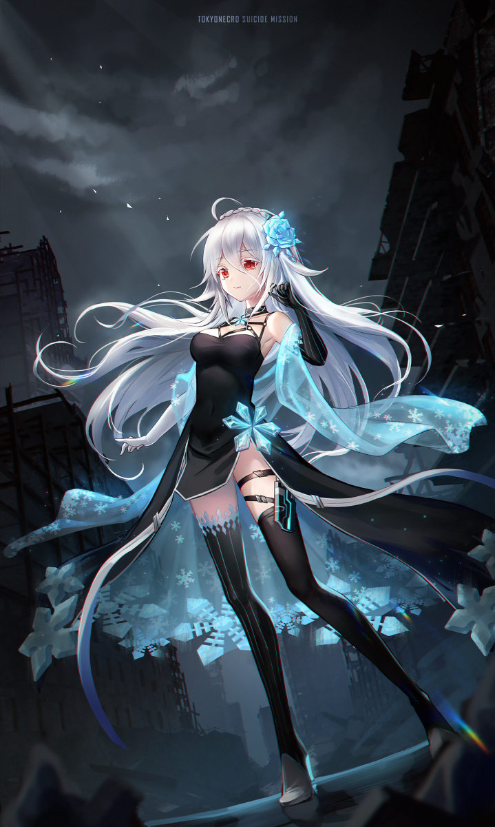 This is a pixiv picture whose title is 凍京necro smアナスタシア.