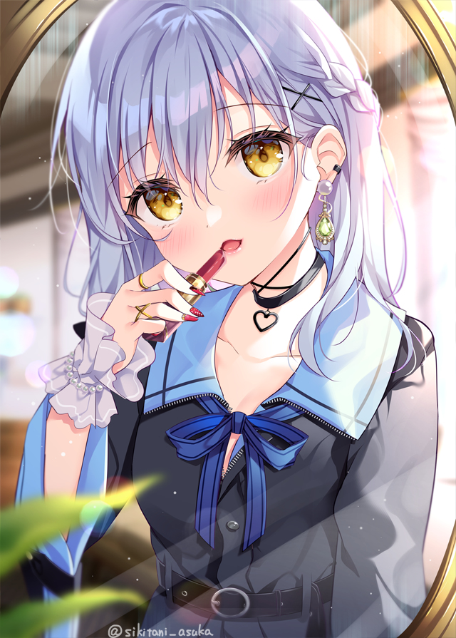 This is a pixiv picture whose title is 貴方に会う為の身支度.